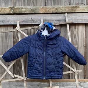Wonderkids Navy Blue Puffer Jacket 18 Months